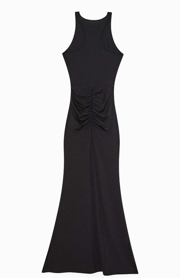 VESTIDO MIDI RIZADO LADO - PATRIZIA PEPE