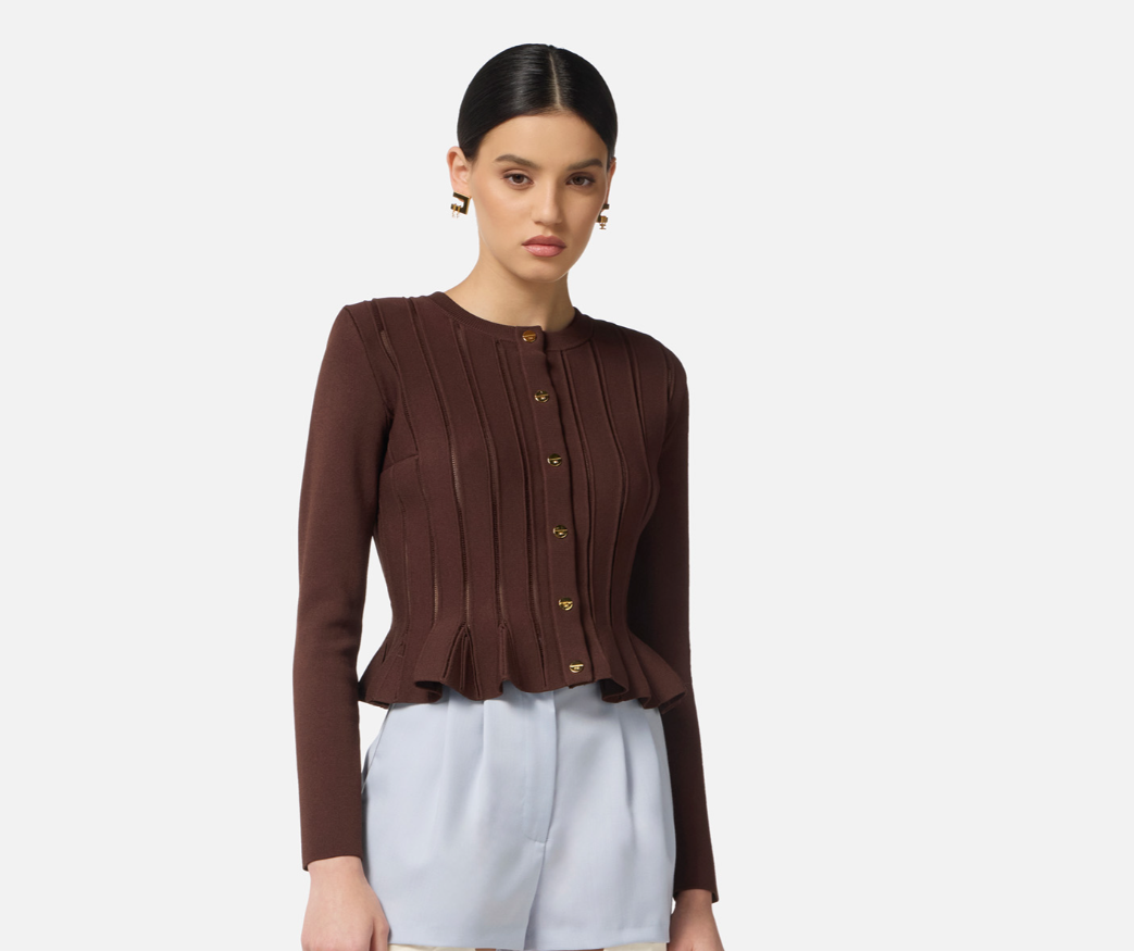 CHAQUETA LANA CALADA - ELISABETTA FRANCHI