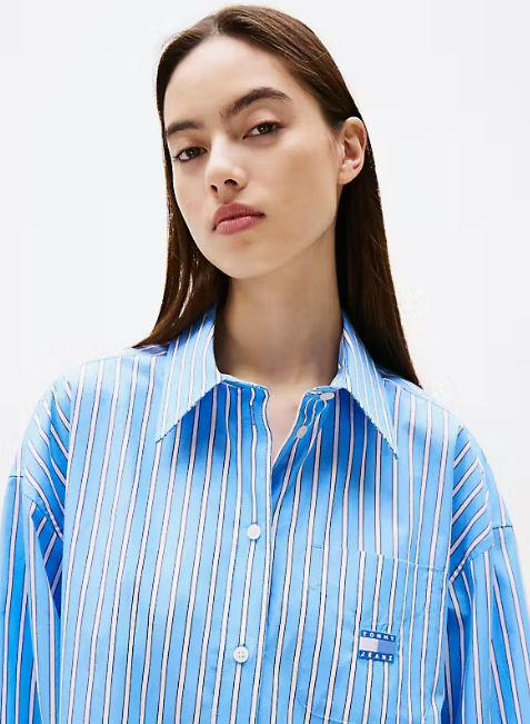 CAMISA LARGA RAYAS - TOMMY HILFIGER