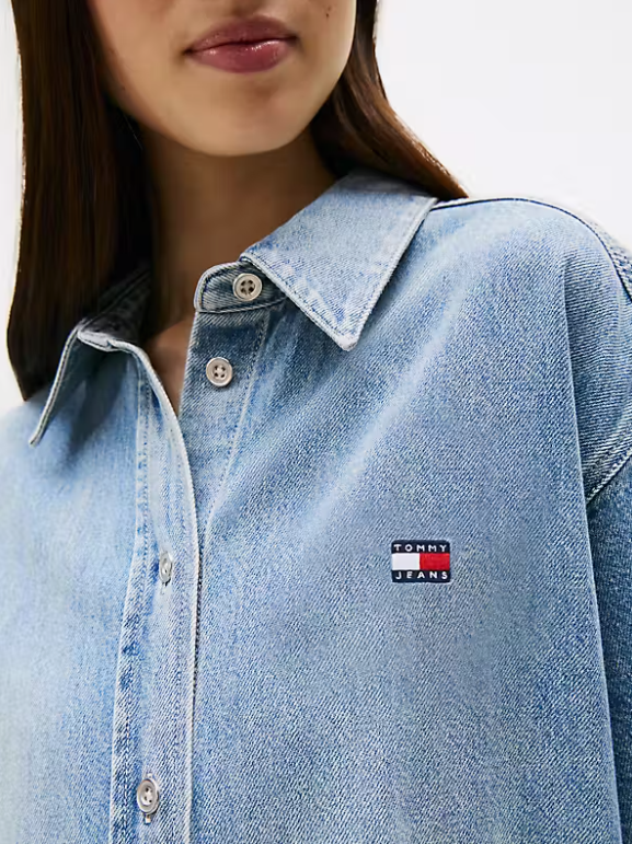VESTIDO OVERSIDE DENIM - TOMMY HILFIGER