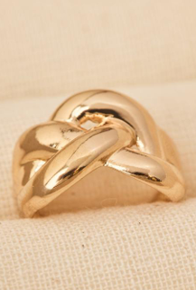 ANILLO RELIEVE DORADO - LATIDO
