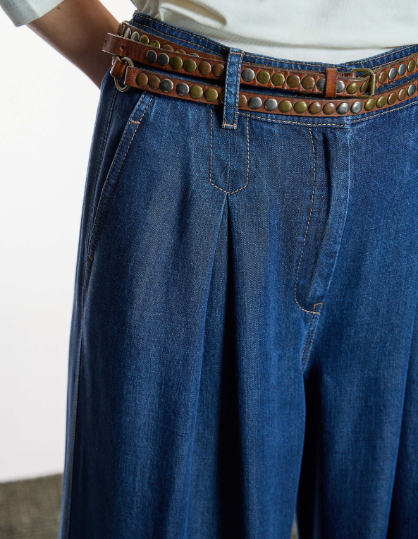 PANTALÓN PINZA DENIM - ALBA CONDE