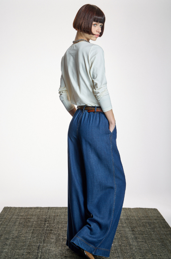 PANTALÓN PINZA DENIM - ALBA CONDE