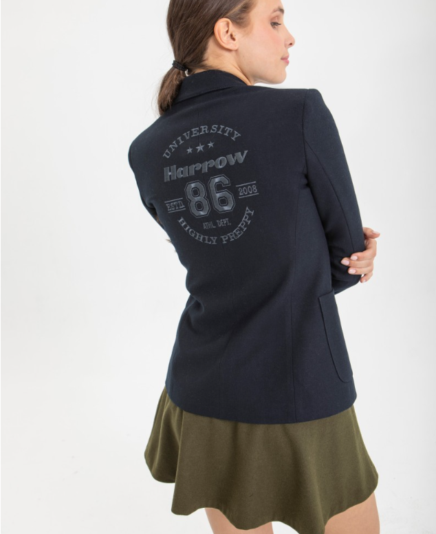 CHAQUETA COLLEGE ESCUDO - HIGHLY PREPPY