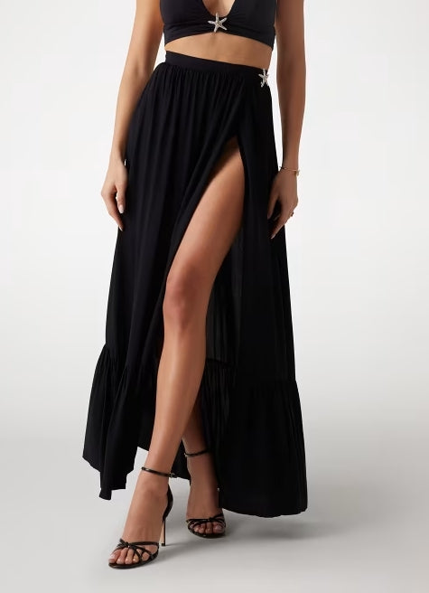 FALDA LARGA BROCHE - GUESS
