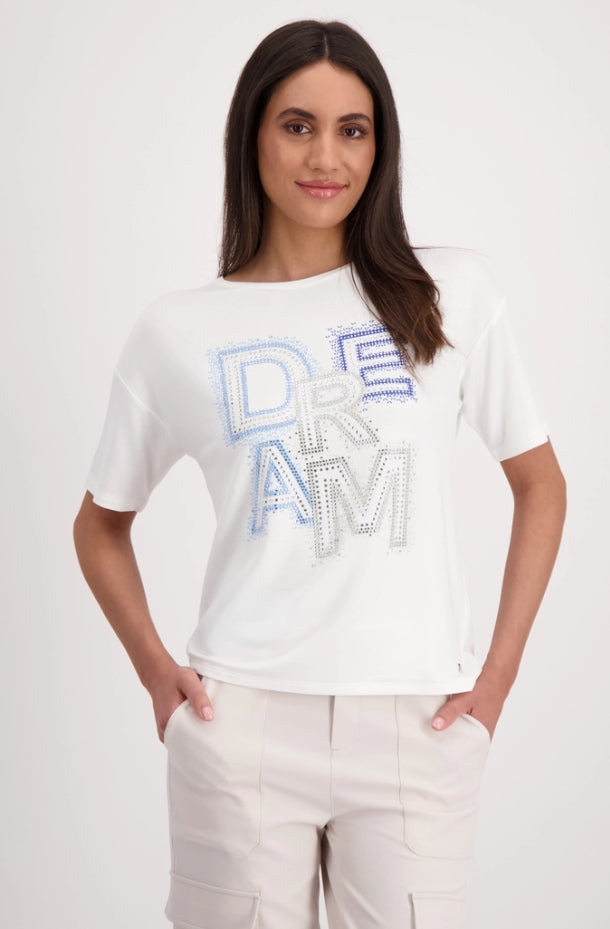 CAMISETA MANGA CORTA STRASS - MONARI