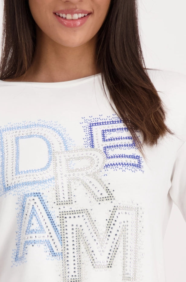 CAMISETA MANGA CORTA STRASS - MONARI