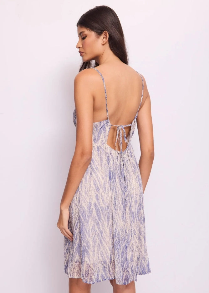 VESTIDO ESTAMPADO SEDA - DENNY ROSE