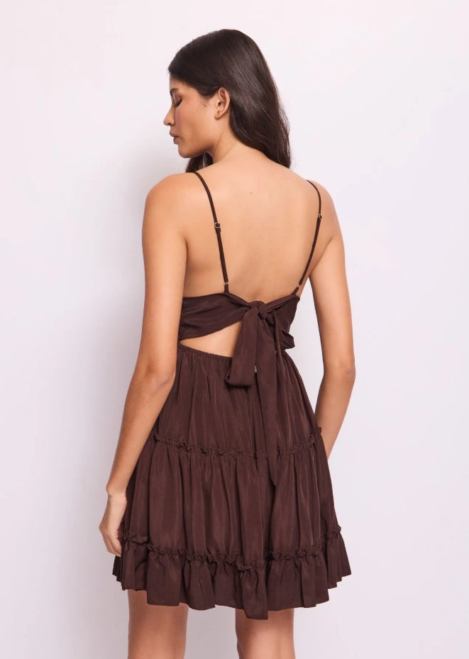 VESTIDO CORTO VOLANTES - DENNY ROSE