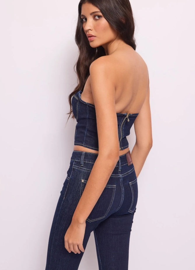 TOP DENIM RELLENO - DENNY ROSE