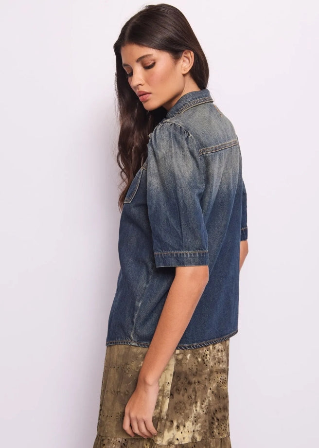 CAMISA DENIM MANGA CORTA - DENNY ROSE