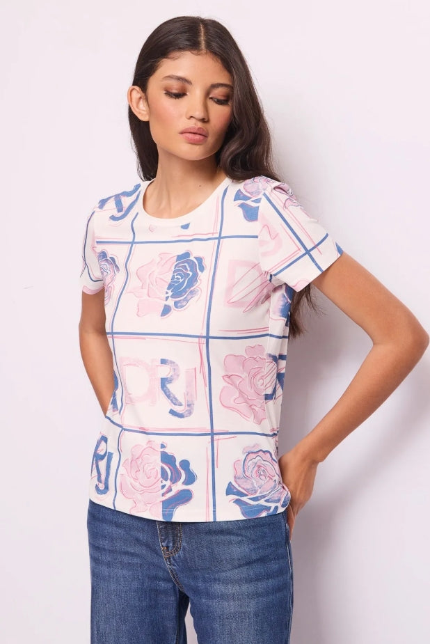 CAMISETA ESTAMPADO FLORAL - DENNY ROSE