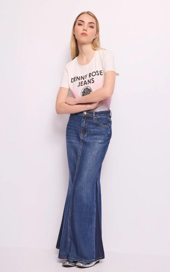 FALDA LARGA DENIM - DENNY ROSE