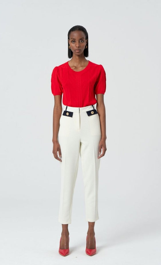 PANTALÓN CHINO CHANEL - FRACOMINA