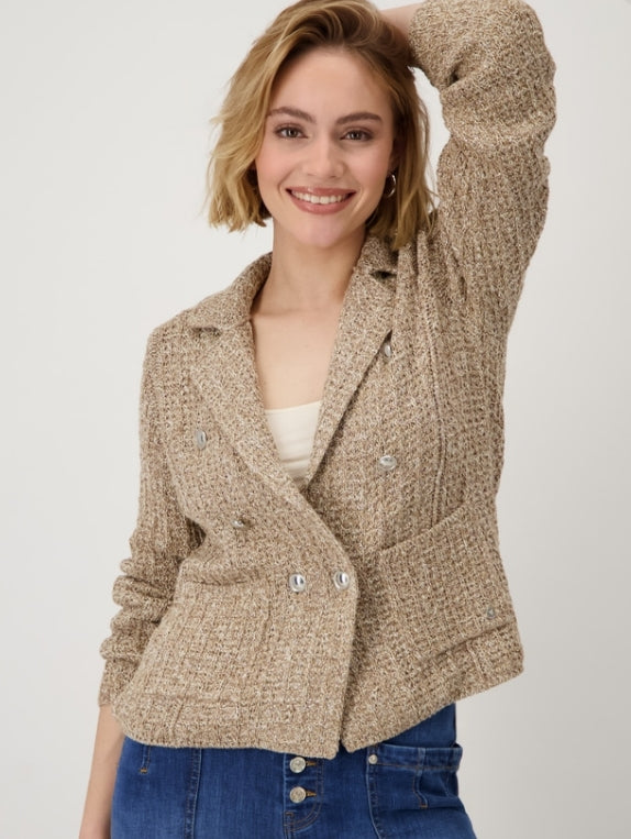 CHAQUETA PUNTO CAMEL - MONARI
