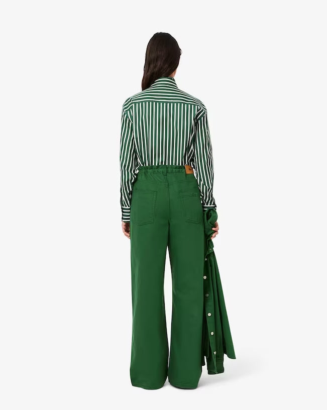 PANTALÓN CINTURA RIZADO - LACOSTE