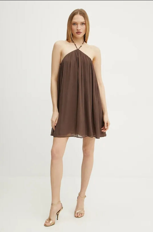 VESTIDO MINI TIRANTES - PATRIZIA PEPE