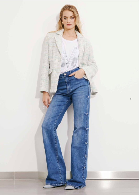 CAMISETA STRASS RELAX - DENNY ROSE