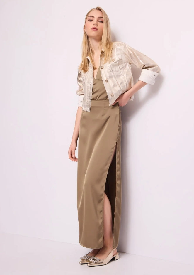 FALDA SEDA LARGA - DENNY ROSE
