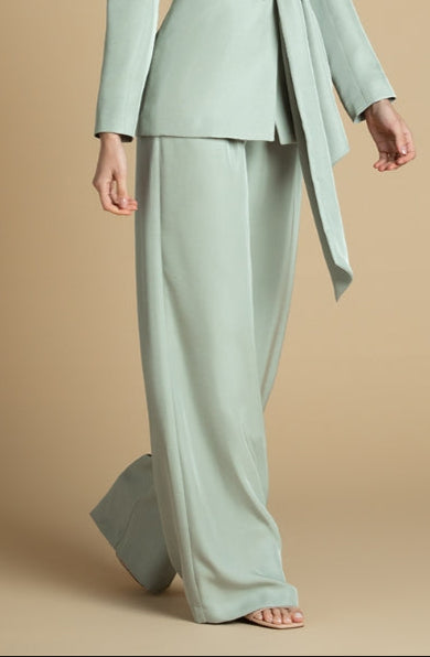 PANTALÓN SATÉN MENTA - SAHOCO
