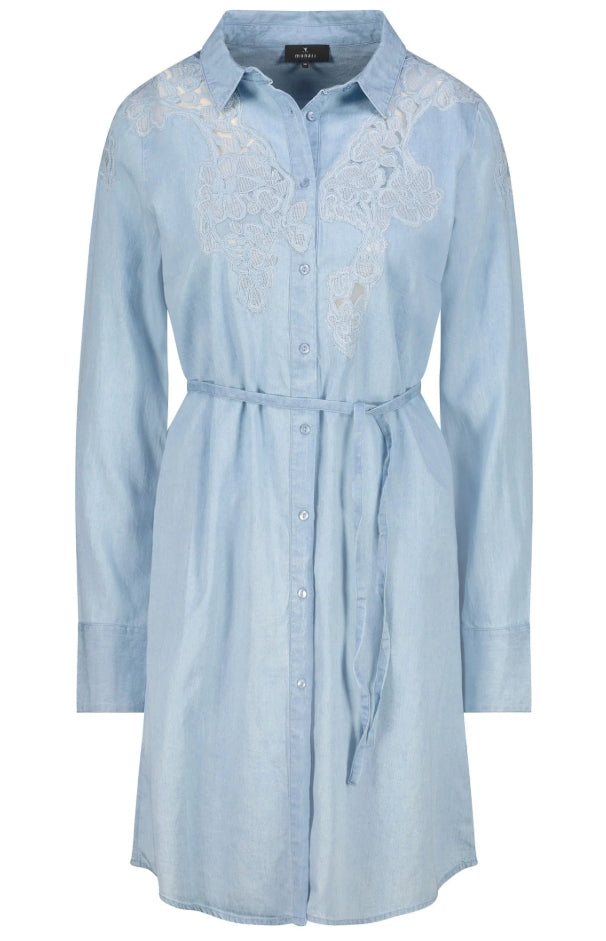 VESTIDO VAQUERO BORDADOS - MONARI