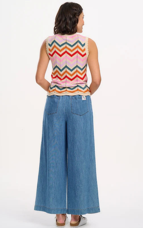 CHALECO PUNTO MULTICOLOR - SUGARHILL