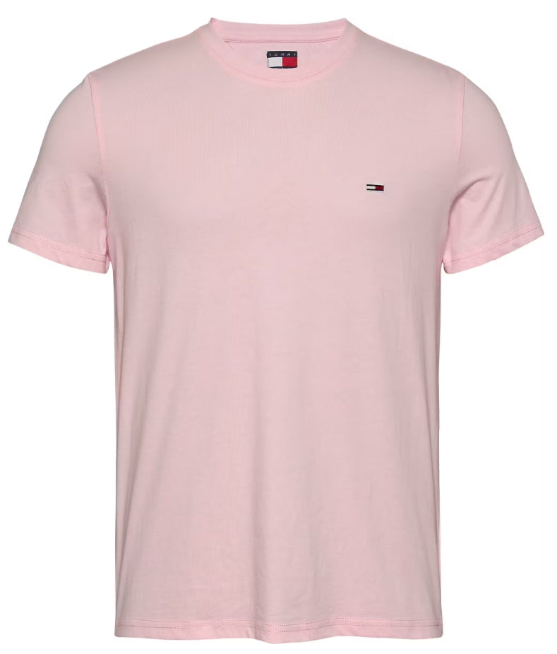CAMISETA LISA LOGO ROSA - TOMMY HILFIGER