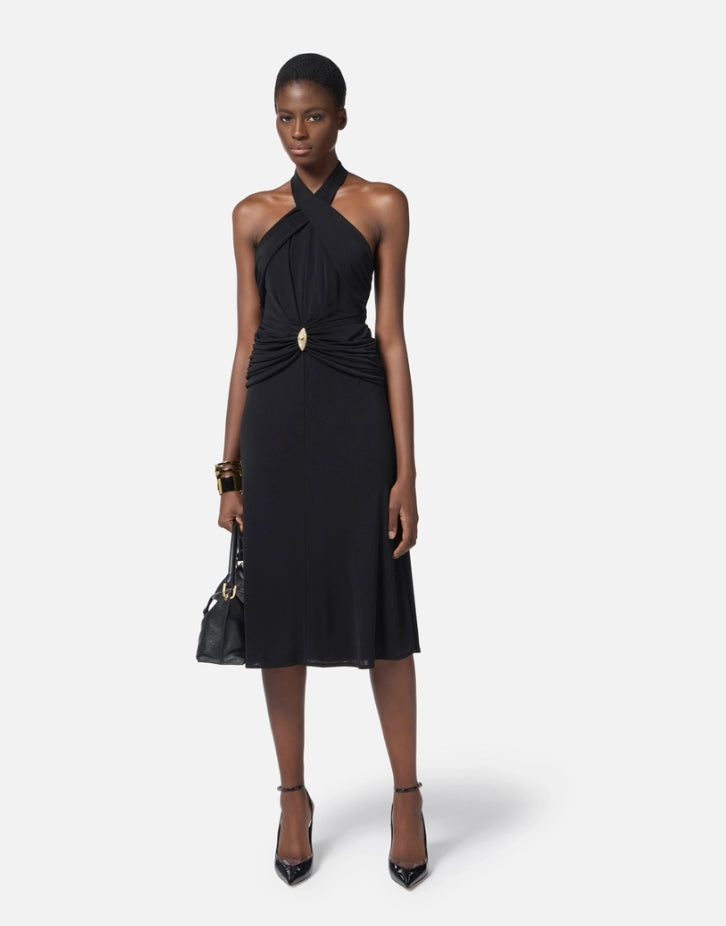 VESTIDO BROCHE CINTURA - ELISABETTA FRANCHI