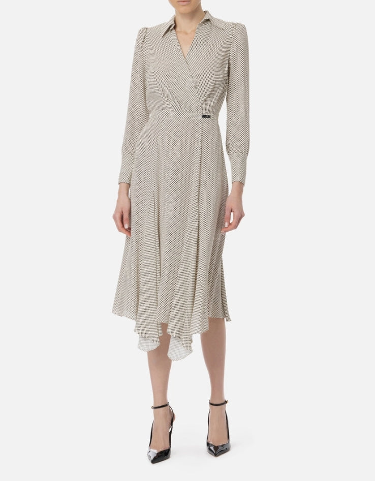 VESTIDO CAMISERO LUNARES - ELISABETTA FRANCHI