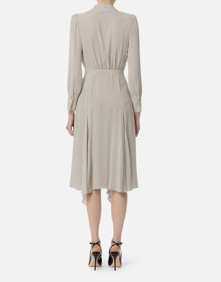 VESTIDO CAMISERO LUNARES - ELISABETTA FRANCHI