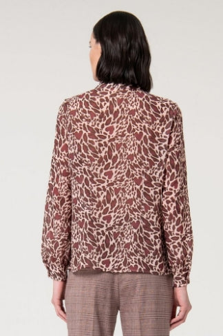 BLUSA ESTAMPADA CORAZONES - FRACOMINA