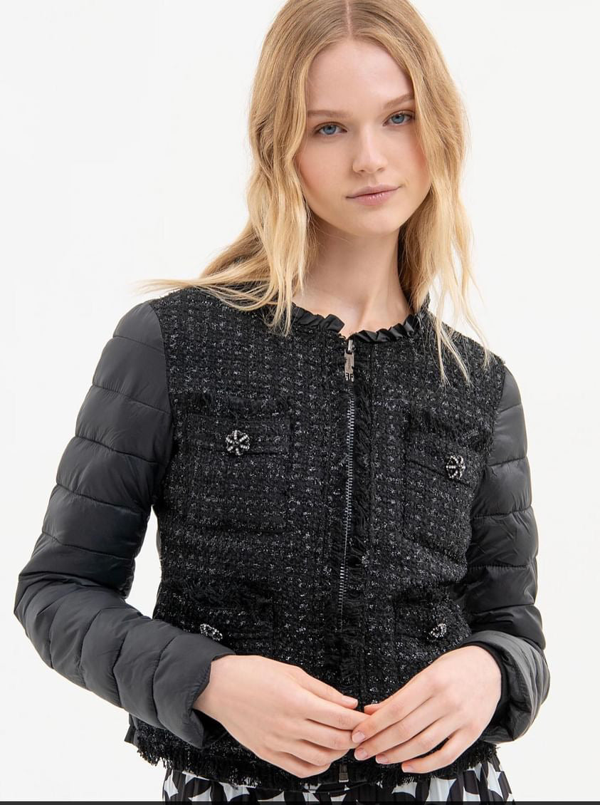 CHAQUETA PLUMI NEGRO - FRACOMINA