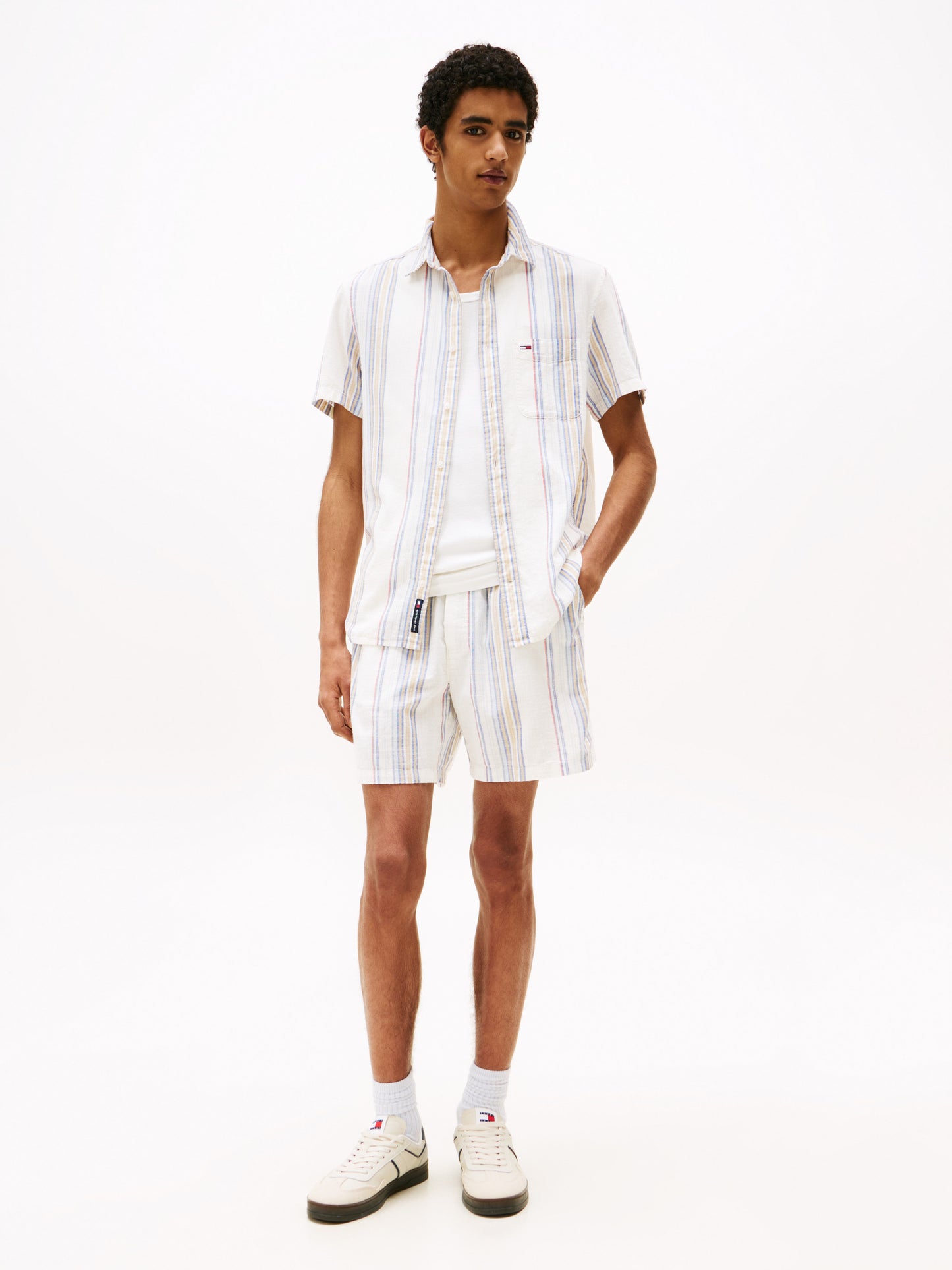 BERMUDA RAYAS LINO - TOMMY HILFIGER
