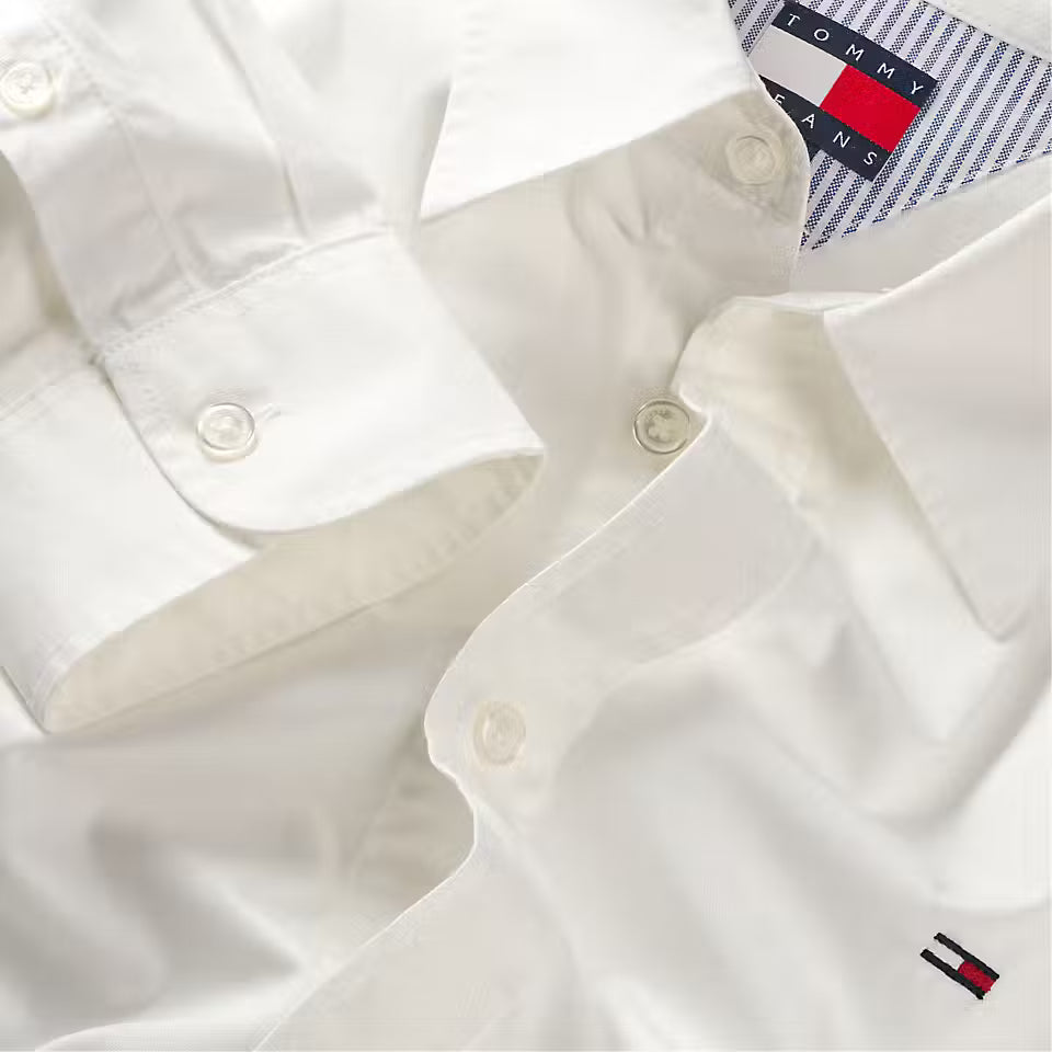 CAMISA REGULAR POPLIN - TOMMY JEANS