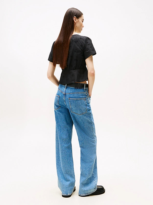 BLUSA CORTA BORDADA - TOMMY HILFIGER