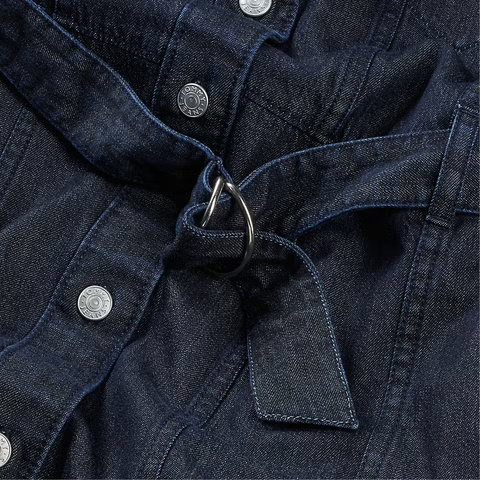 VESTIDO DENIM CINTURÓN - TOMMY JEANS