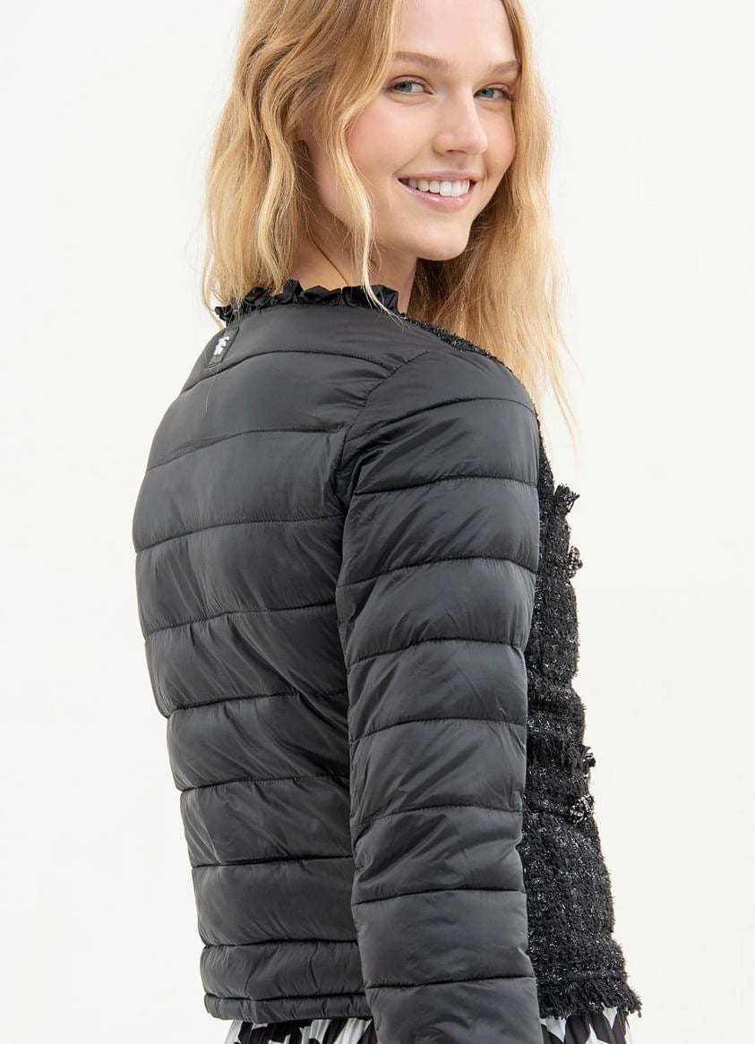 CHAQUETA PLUMI NEGRO - FRACOMINA