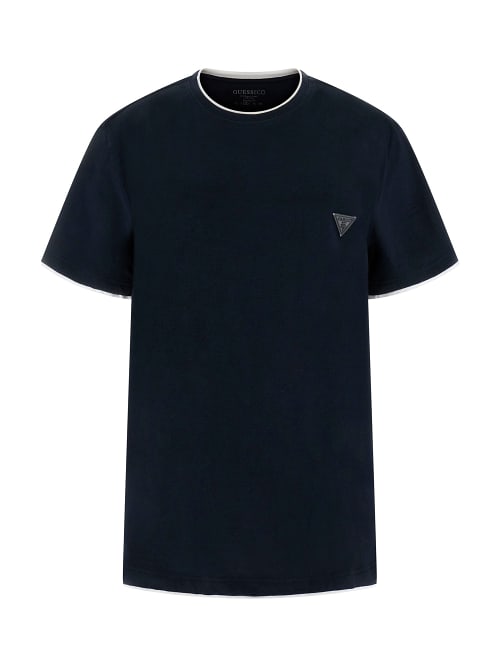 CAMISETA RIBETE BLANCO - GUESS