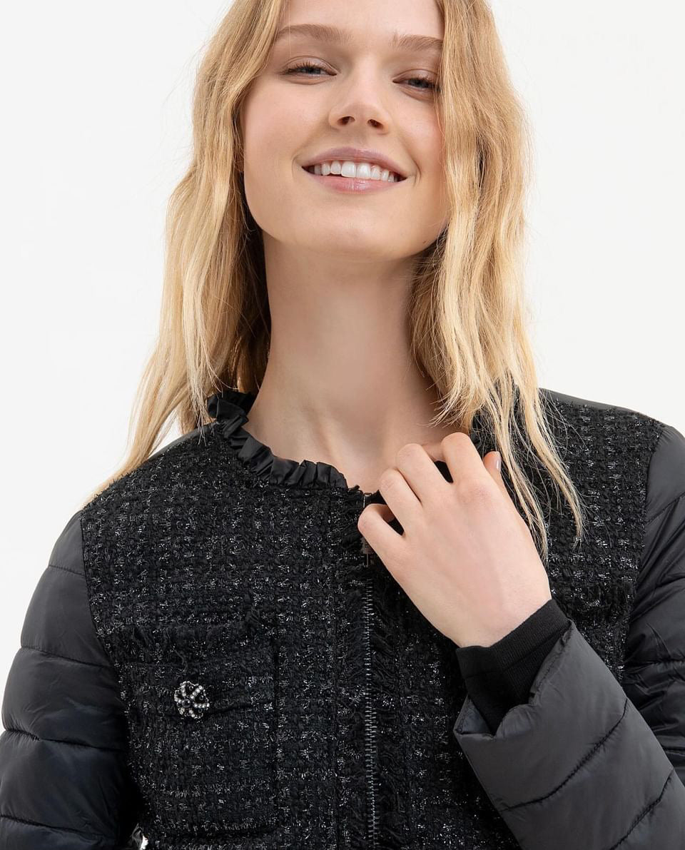 CHAQUETA PLUMI NEGRO - FRACOMINA