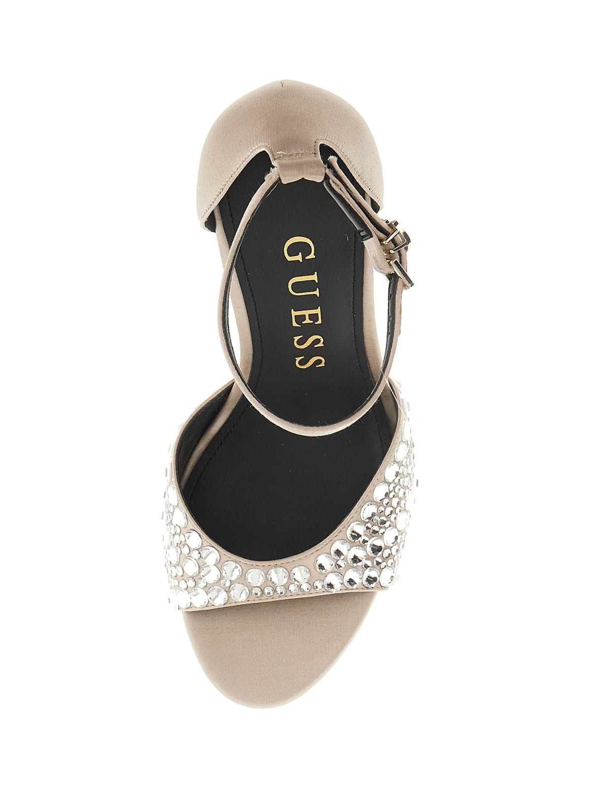 SANDALIA SATINADA PIEDRAS - GUESS