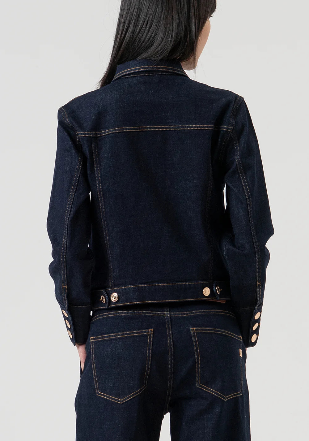 CHAQUETA REGULAR FIT DENIM - FRACOMINA