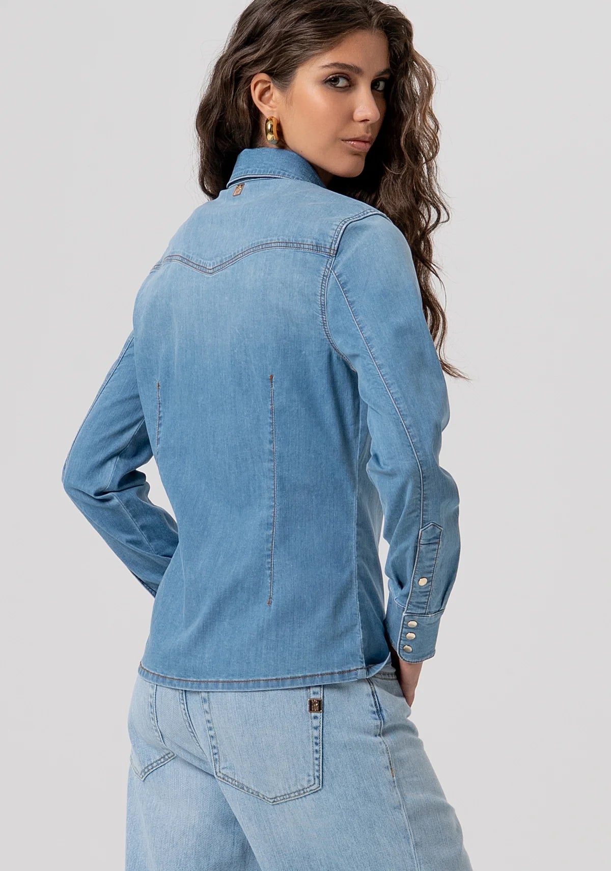 CAMISA DENIM - FRACOMINA