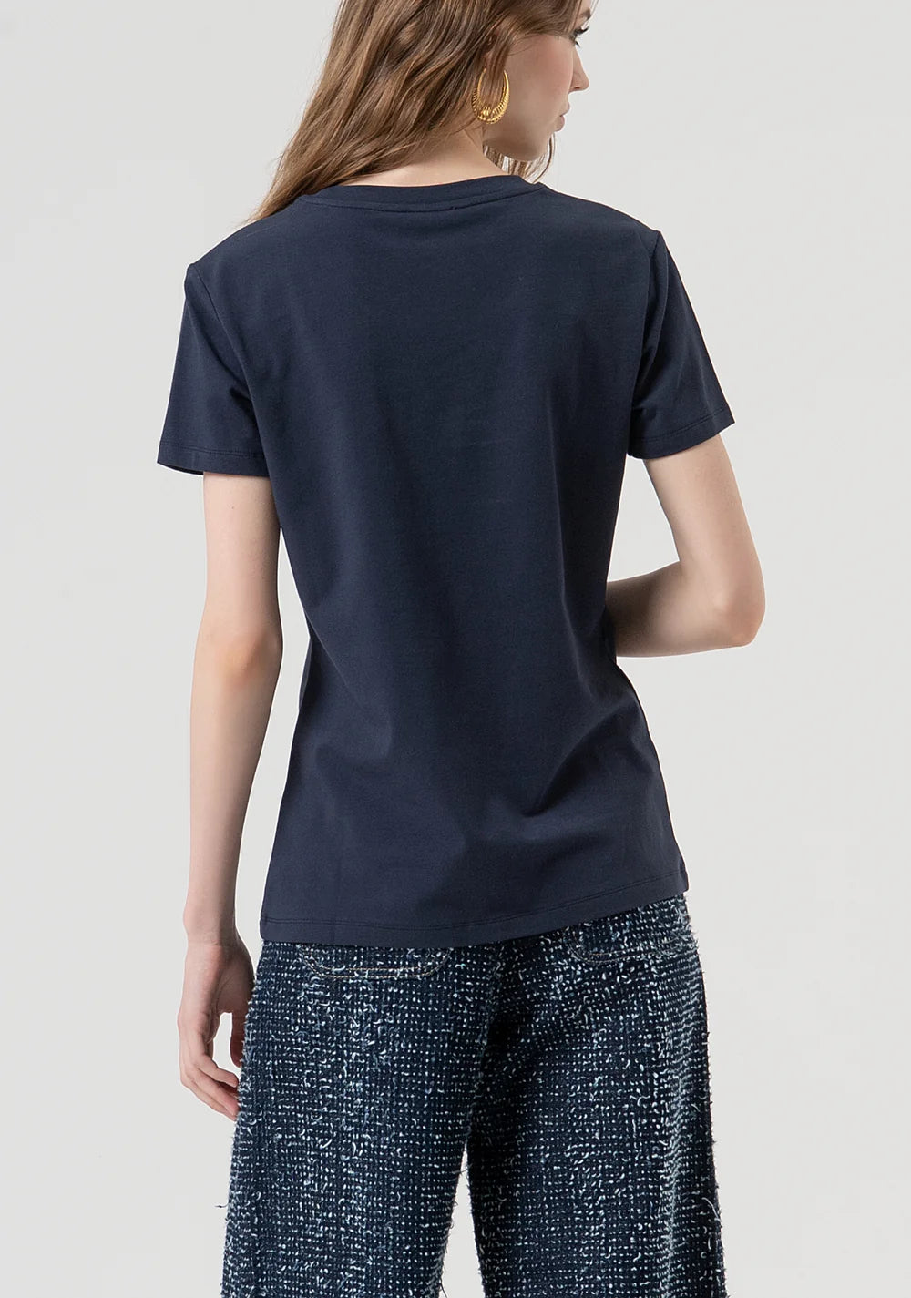 CAMISETA LAZOS STRASS - FRACOMINA