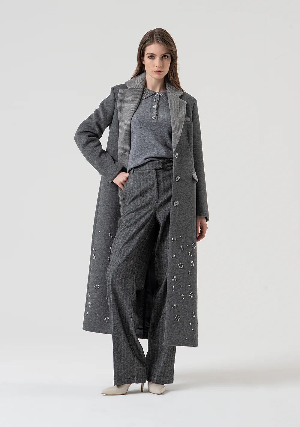 POLO LANA STRASS CUELLO - FRACOMINA