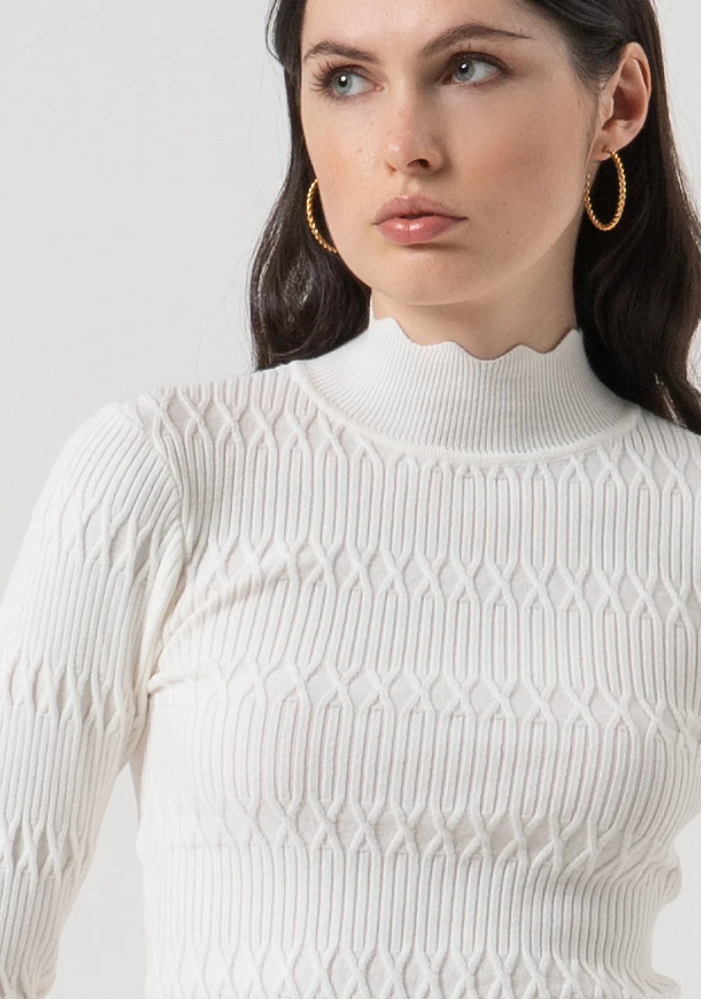 JERSEY CUELLO ALTO PATRÓN - FRACOMINA