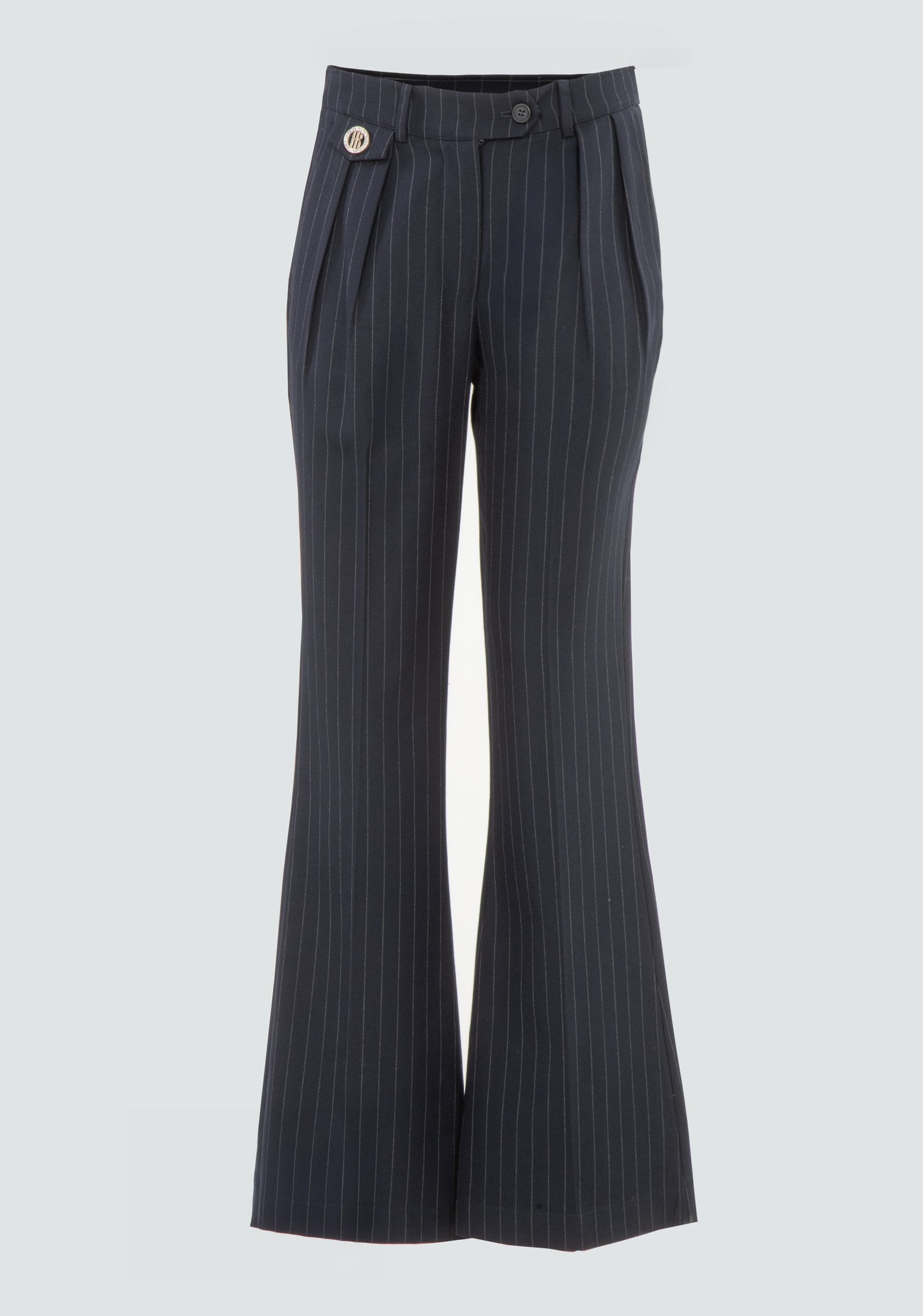 PANTALÓN PINZAS RAYAS DIPLOMÁTICA - FRACOMINA