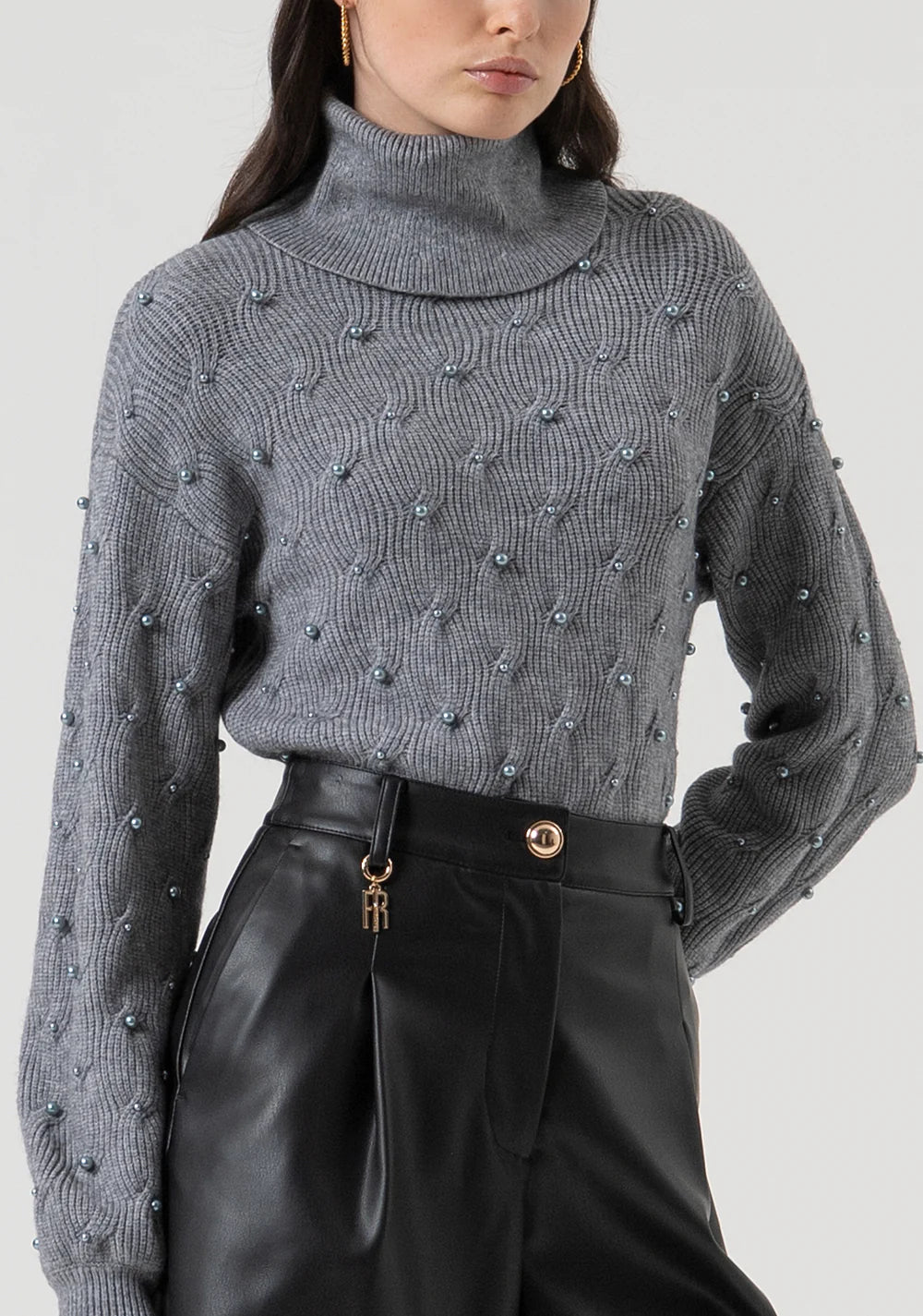 BERMUDA ANCHA CUERO - FRACOMINA