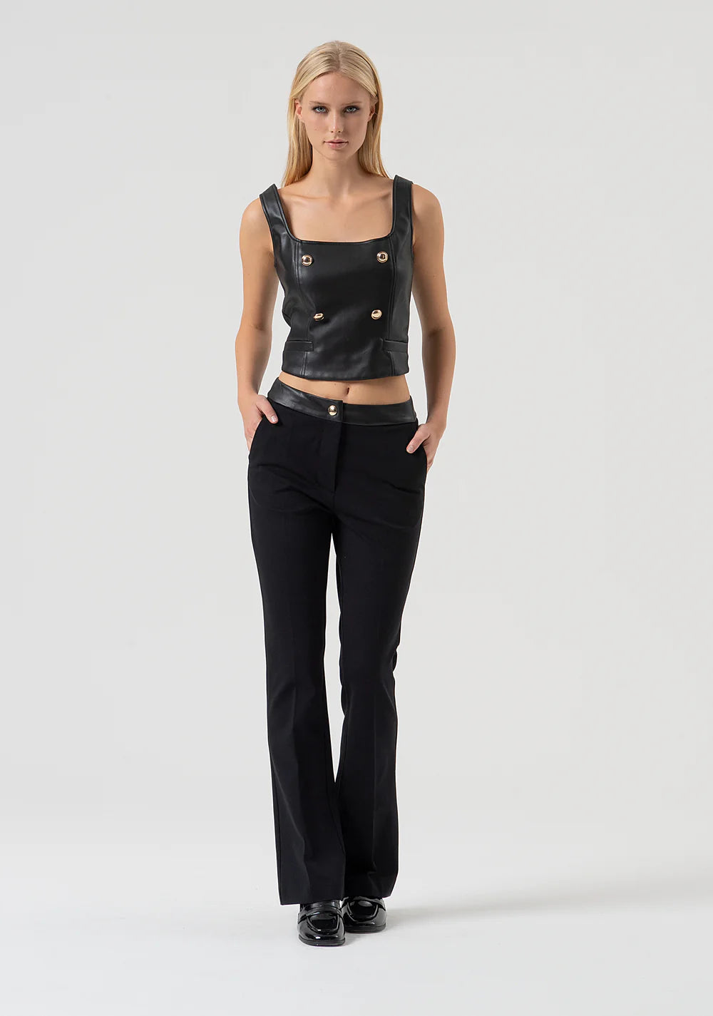 PANTALÓN BOOTCUT SUAVE - FRACOMINA
