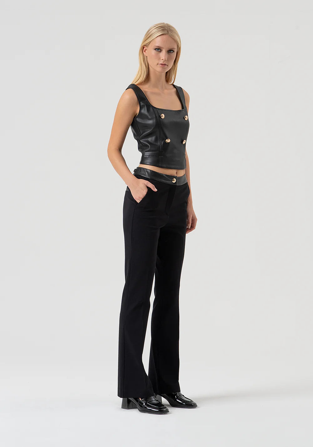 PANTALÓN BOOTCUT SUAVE - FRACOMINA