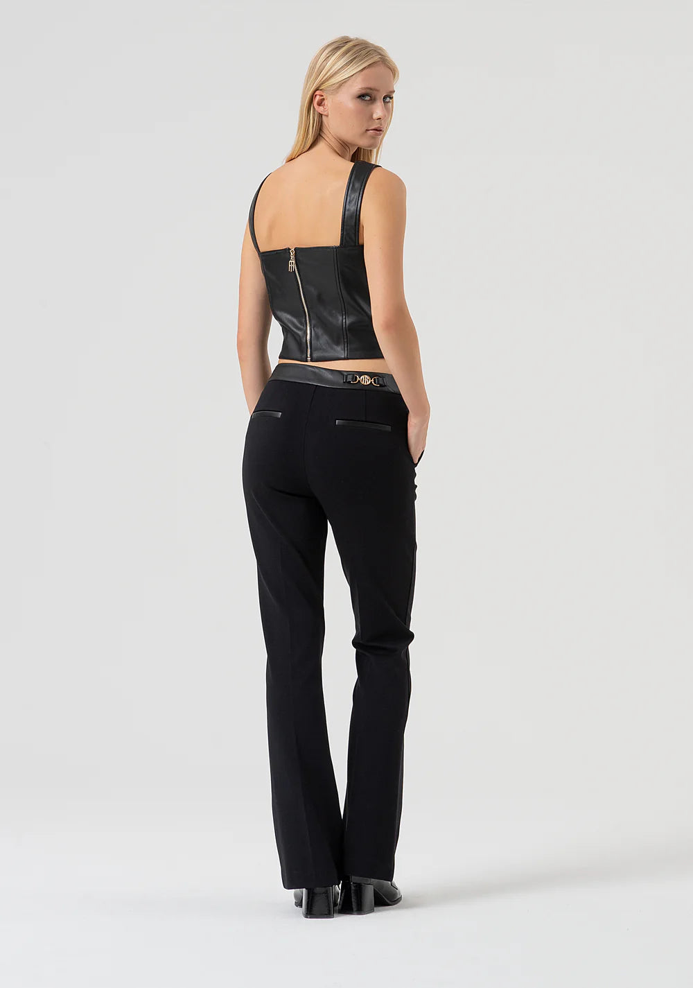 PANTALÓN BOOTCUT SUAVE - FRACOMINA